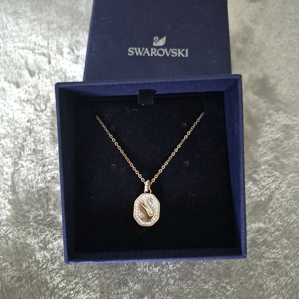Swarovski Swan Necklace